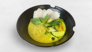 Kurczak curry z makaronem chińskim