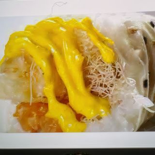 66. Temaki soy bianca ebi salmone