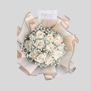 Bouquet Roses Blanches