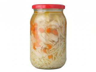 Domowy rosół z kury Бульйон з домашньої курки  (0,9L) (0,9l)