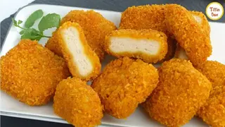 Crispy chicken nuggets