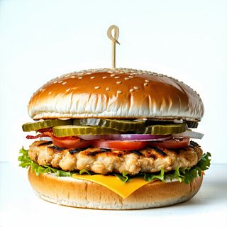 Classic Big Burger cu pui la gratar