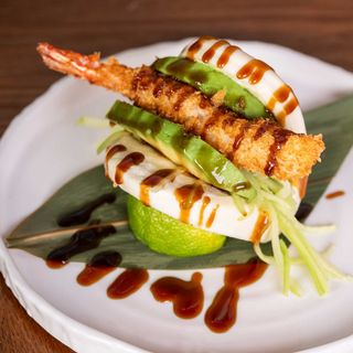 Bao sandwich con gambero croccante