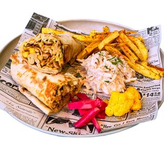 Wrap Shawarma de  Pollo