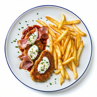 Filete de ternera empanada