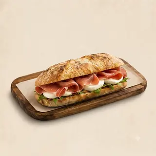 Prosciutto crudo e mozzarella