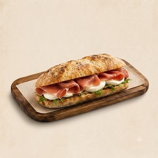 Prosciutto crudo e mozzarella