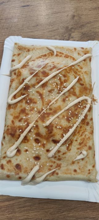 naleśnik z kurczakiem i pieczarkami 