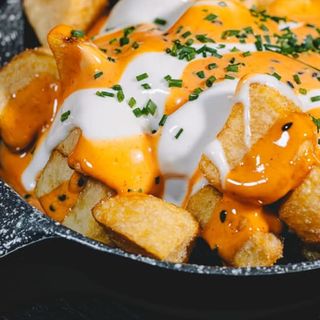 Cheese bravas