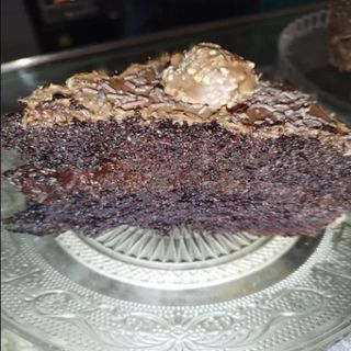 Tarta de chocolate (porción)