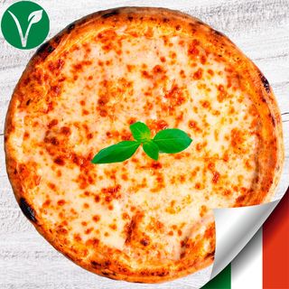 Pizza Margarita-albahaca (33cm)