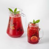 Клубничный с лаймом и мятой