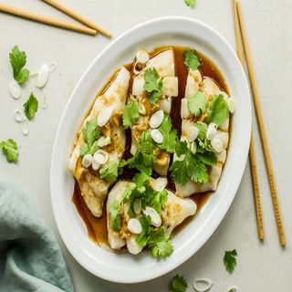 Chinese Ginger-Soy Steamed Fish