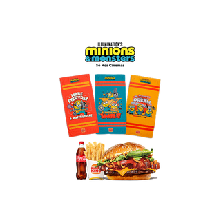 Menu de Verão Steakhouse com Toalha Minions