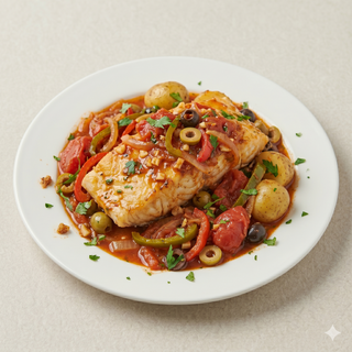 Pescado a la portuguesa