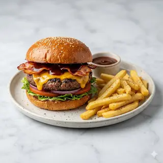 Cheesebacon BBQ Burger
