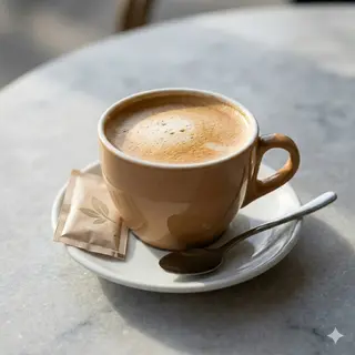 Café Con Leche Y Sacarina