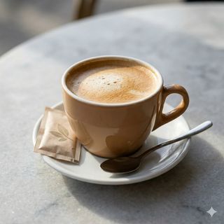 Café Con Leche Y Sacarina