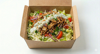 Kebab piletina salata