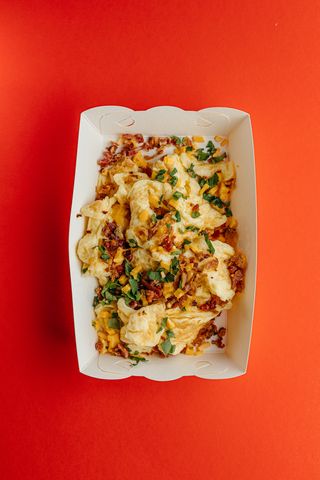 Омлет з беконом