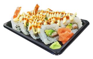 French Langostino Y Avocado Roll (8 Uds.)