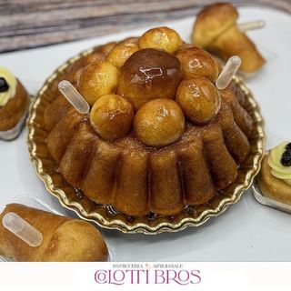 Torta babà senza lattosio