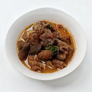 Assorted Beef Peppersoup (With Yam/Sweet Potatoes)