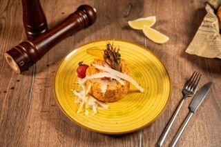 Rissotto cu creveți în sos rose