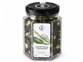 Чай зелений Срібний равлик з жасмином (55g)