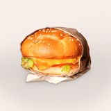 Մանկական Հավի բուրգեր