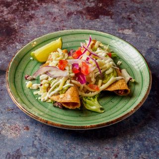 Quesadillas crujientes de atún