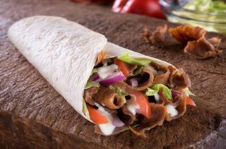 Durum con Queso Feta.