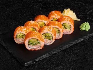 Каліфорнія зі сніжним крабом в ікрі (235г)