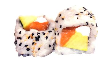 82.Salmón, Aguacate, Queso Y Sésamo (8 Uds.)