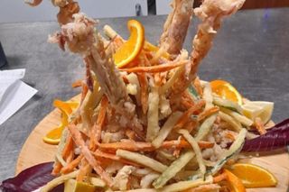 Fritto misto con verdure