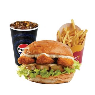 Crunch Pio's Burger Menu 