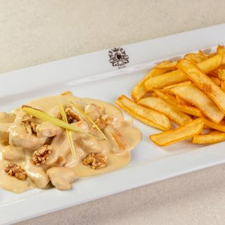 Pollo con gorgonzola