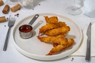 Тигрови скариди на тиган