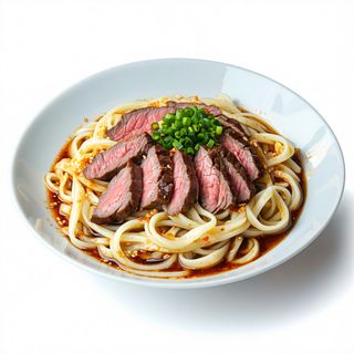 Solomillo udon
