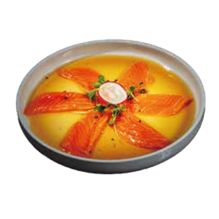 84. Carpaccio salmone