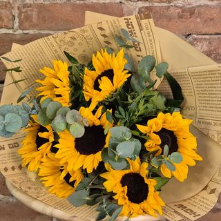 Buchet 7 floarea soarelui