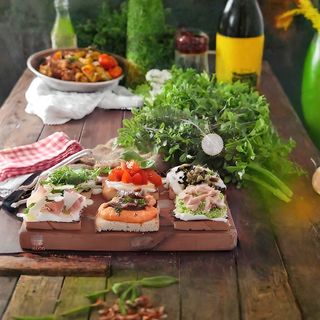 Bruschetta tacchino zucchini