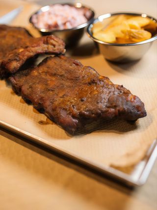 Costillas Con Salsa BBQ
