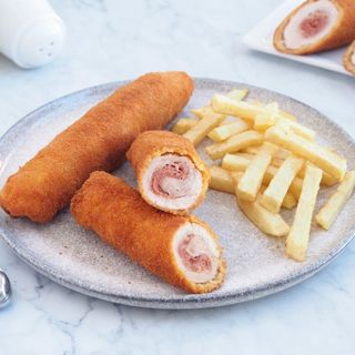 FLAMENQUÍN DE CERDO CON PATATAS