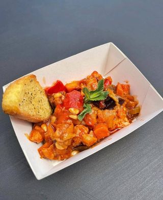 Caponata di pesce, 1 etto