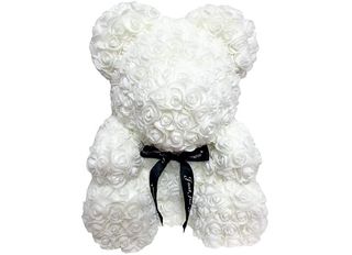 Мече, бяло, голямо, в луксозна кутия