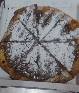 Pizza con Nutella