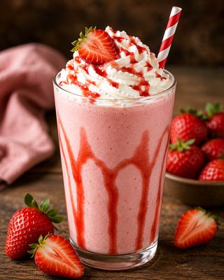 Milkshake alla fragola