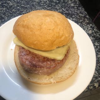 Hamburguesa Simple Con Queso