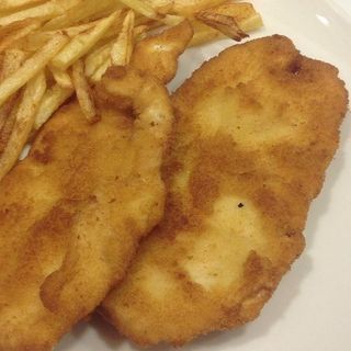 Pechuga de pollo empanada